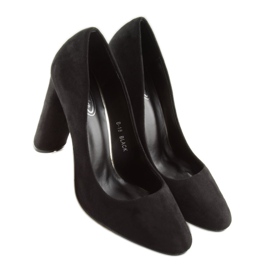 Negro Zapatos de salón negro B-18 negro 4