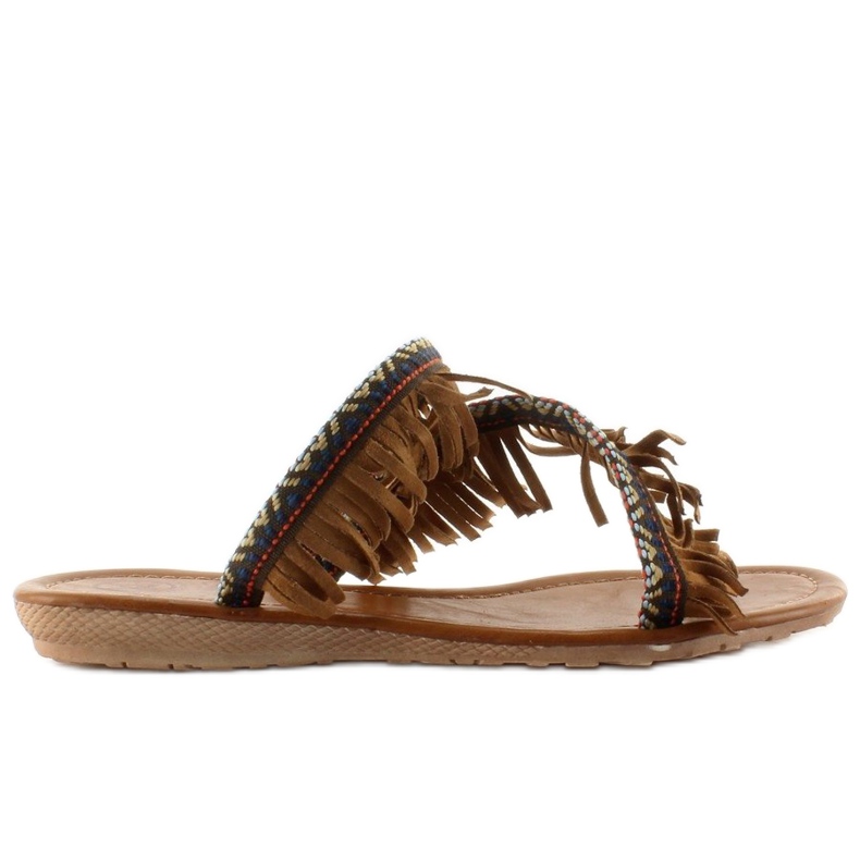 Chanclas estilo indio k1626302 Camel marrón 1 Chanclas estilo indio k1626302 Camel marrón 1