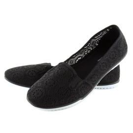 Slipony encaje negro MN70 negro 5