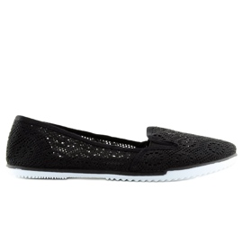 Slipony encaje negro MN70 negro 6