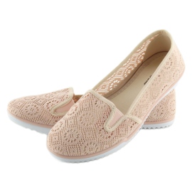 Slipony encaje rosa MN70 Rosa rosado 6