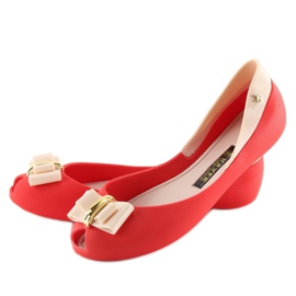 Bailarinas meliski rojo KM98 ROJO / D.BEIGE 1 Bailarinas meliski rojo KM98 ROJO / D.BEIGE 1