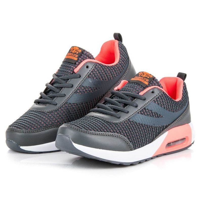 Ax Boxing Calzado deportivo de moda gris rosado 2