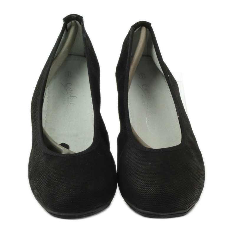 Bailarinas de mujer en piel Filippo 024 negro 4