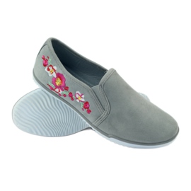 Zapatillas Mckey 180 de ante floral gris 3 Zapatillas Mckey 180 de ante floral gris 3