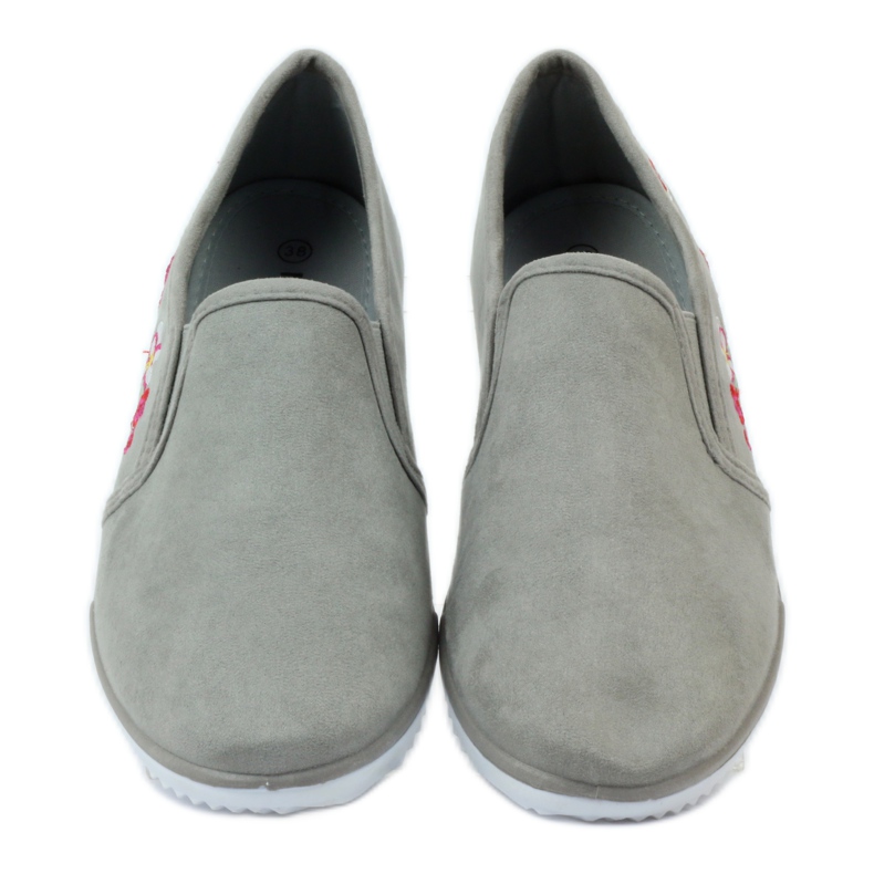 Zapatillas Mckey 180 de ante floral gris 4 Zapatillas Mckey 180 de ante floral gris 4