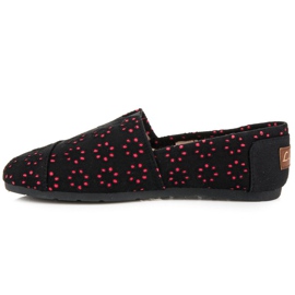L. Day Alpargatas sin cordones negro 4