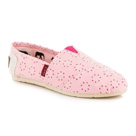 L. Day Alpargatas sin cordones rosado 2