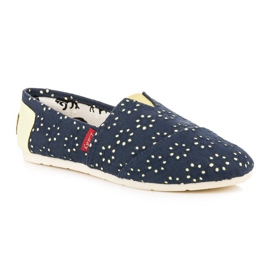 L. Day Alpargatas sin cordones azul 4
