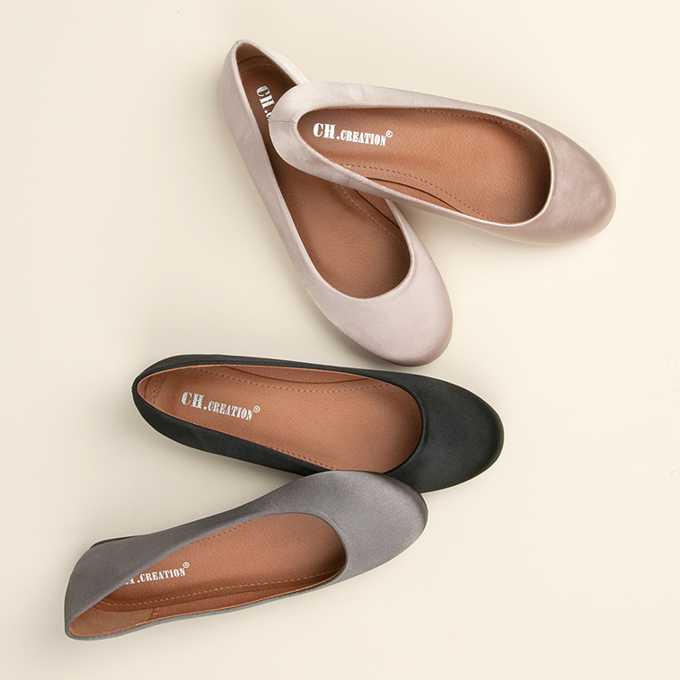 Ch. Creation Bailarinas beige raso 1 Ch. Creation Bailarinas beige raso 1