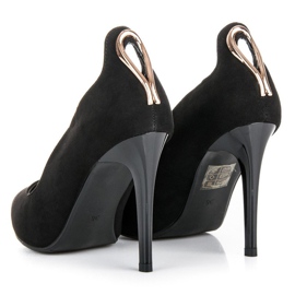 W. Potocki Tacones negros sexys 4
