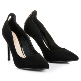 W. Potocki Tacones negros sexys 5