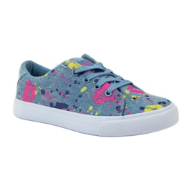 American Club Zapatillas de deporte de mezclilla en boca americana. azul 1