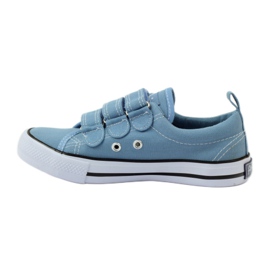 American Club Deportivas americanas azul velcro 2