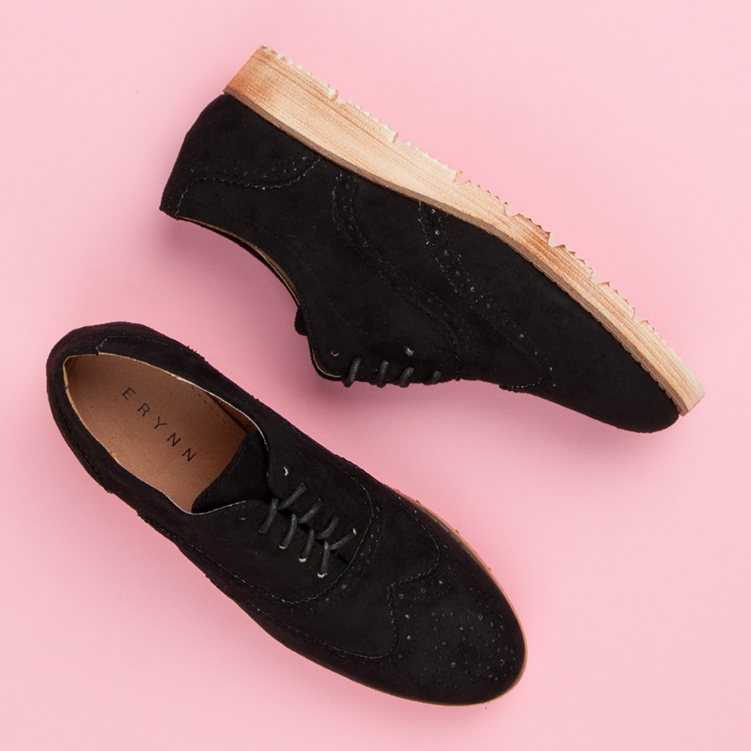 Erynn Zapatos retros negros 1