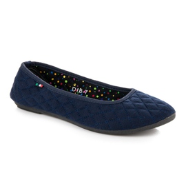 Bailarinas de tela azul 3