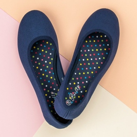 Bailarinas textil azul marino 6
