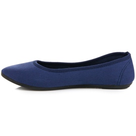Bailarinas textil azul marino 4