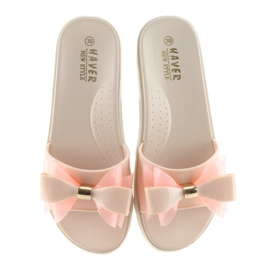 Pantuflas meliski beige KM118 D.BEIGE 4
