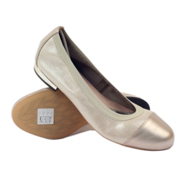 Bailarinas de mujer elásticas Gamis 1402 doradas dorado 3