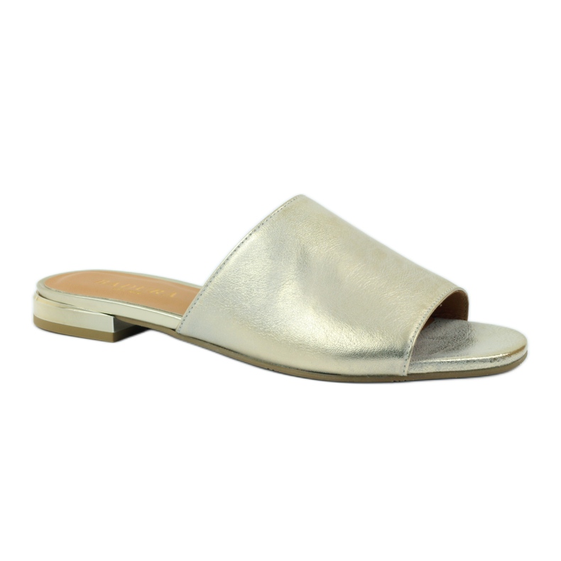 Babuchas elegantes Badura 5155 oro dorado 1 Babuchas elegantes Badura 5155 oro dorado 1