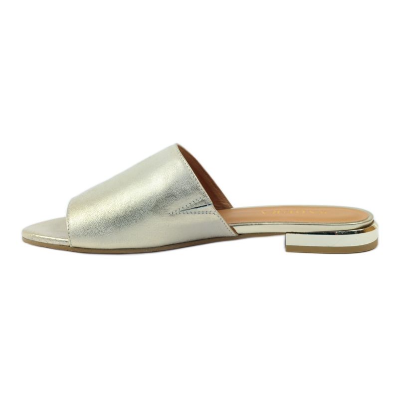 Babuchas elegantes Badura 5155 oro dorado 2 Babuchas elegantes Badura 5155 oro dorado 2