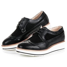 Super Me Zapatos negros con cordones 2 Super Me Zapatos negros con cordones 2