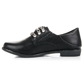 Anesia Paris Deslizar el pie dentro de los zapatos negro 1