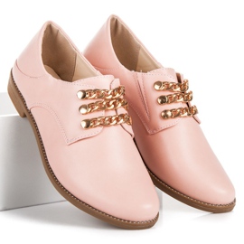 Anesia Paris Deslizar el pie dentro de los zapatos rosado 1