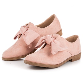 Bestelle Zapatos sin cordones de ante rosado 2