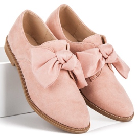 Bestelle Zapatos sin cordones de ante rosado 3