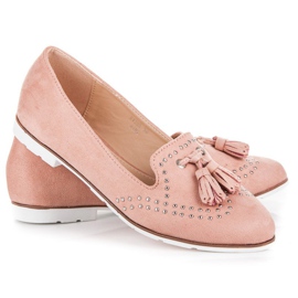 Sergio Todzi Mocasines rosas boho rosado 3