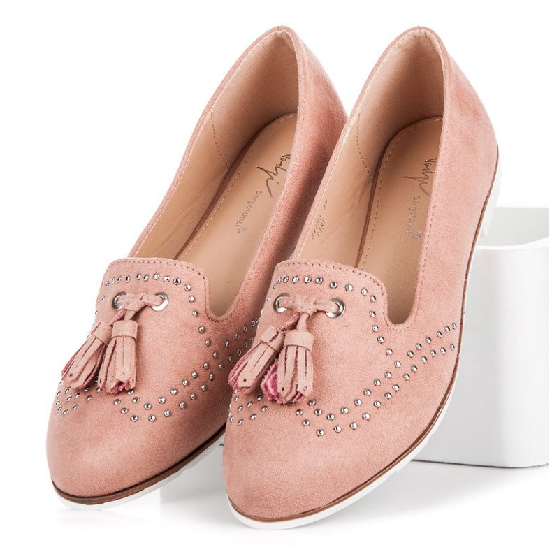Sergio Todzi Mocasines rosas boho rosado 2