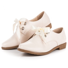 Anesia Paris Zapatos atados con cinta negro marrón 2