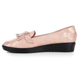 Queen Vivi Mocasines de moda para la primavera. rosado 1