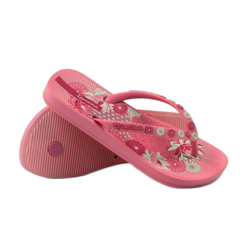 Chanclas con flores Ipanema 82387 rosa rosado 3