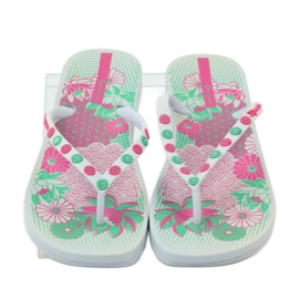 Chanclas Ipanema 82387 flores rosa verde blanco 4