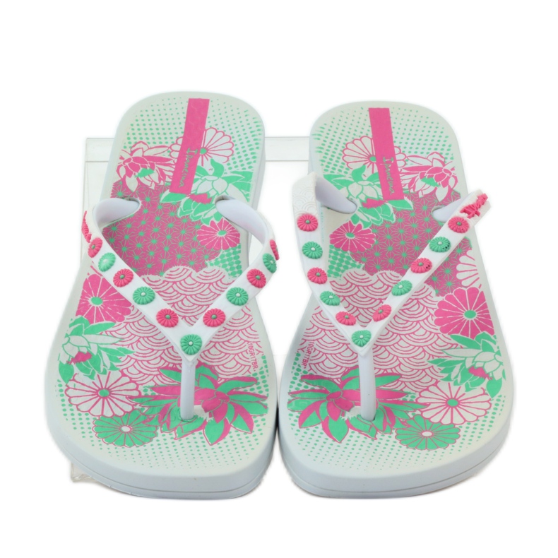 Chanclas Ipanema 82387 flores rosa verde blanco 4
