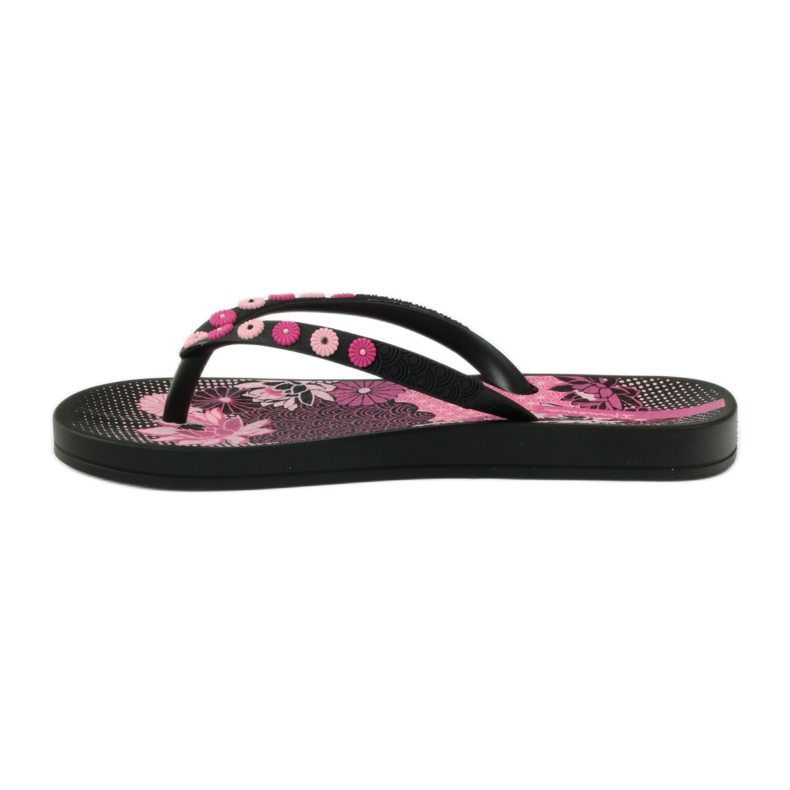 Chanclas Ipanema 82387 flores negro rosa 2