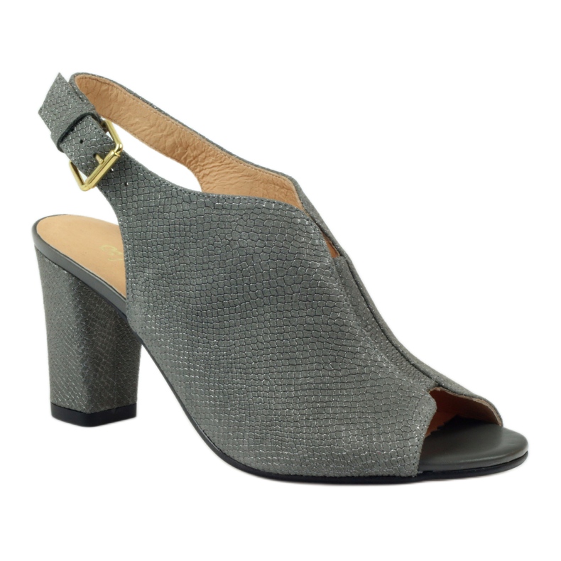 Espinto Sandalias de cuero para mujeres 248 Cobra gris 1 Espinto Sandalias de cuero para mujeres 248 Cobra gris 1