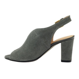Espinto Sandalias de cuero para mujeres 248 Cobra gris 2 Espinto Sandalias de cuero para mujeres 248 Cobra gris 2