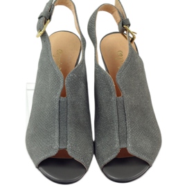 Espinto Sandalias de cuero para mujeres 248 Cobra gris 4 Espinto Sandalias de cuero para mujeres 248 Cobra gris 4