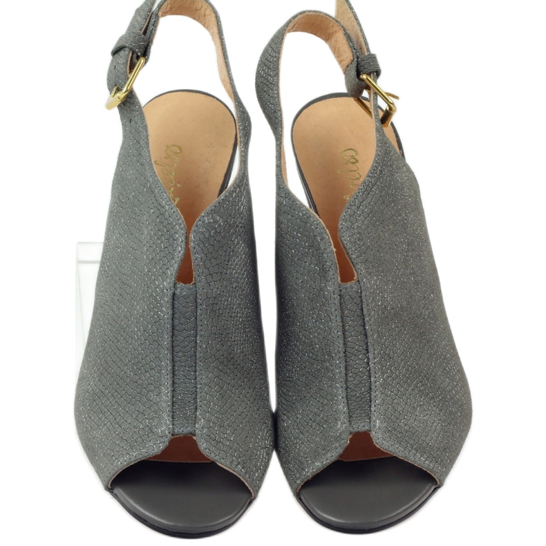 Espinto Sandalias de cuero para mujeres 248 Cobra gris 4 Espinto Sandalias de cuero para mujeres 248 Cobra gris 4