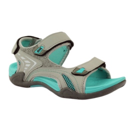 Sandalias mujer fondo EVA claro DK gris multicolor 1