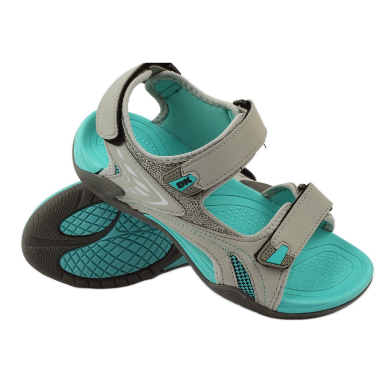 Sandalias mujer fondo EVA claro DK gris multicolor 3