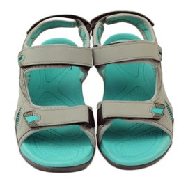 Sandalias mujer fondo EVA claro DK gris multicolor 4
