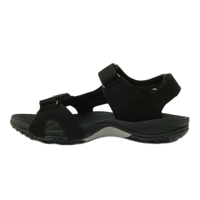 Sandalias velcro EVA claro DK fondo negro gris 2 Sandalias velcro EVA claro DK fondo negro gris 2