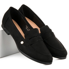 Sweet Shoes Mocasines negros sin cordones 2 Sweet Shoes Mocasines negros sin cordones 2