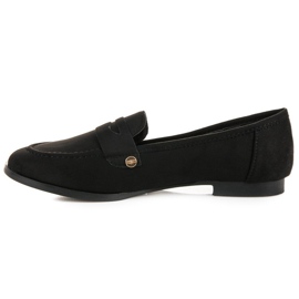 Sweet Shoes Mocasines negros sin cordones 4
