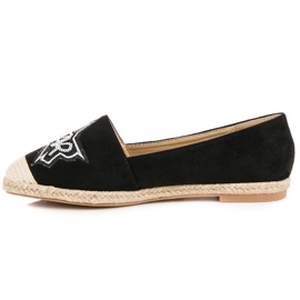 Sweet Shoes Alpargatas ante negro 3